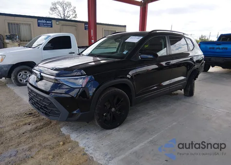 2025 Volkswagen Taos 1.5T Se Black z USA, uszkodzony, nr VIN 3VV3C7B27SM008089